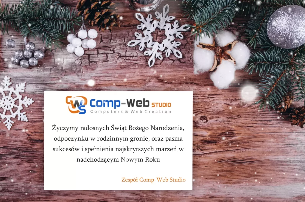 Życzenia świąteczne Comp-Web Studio