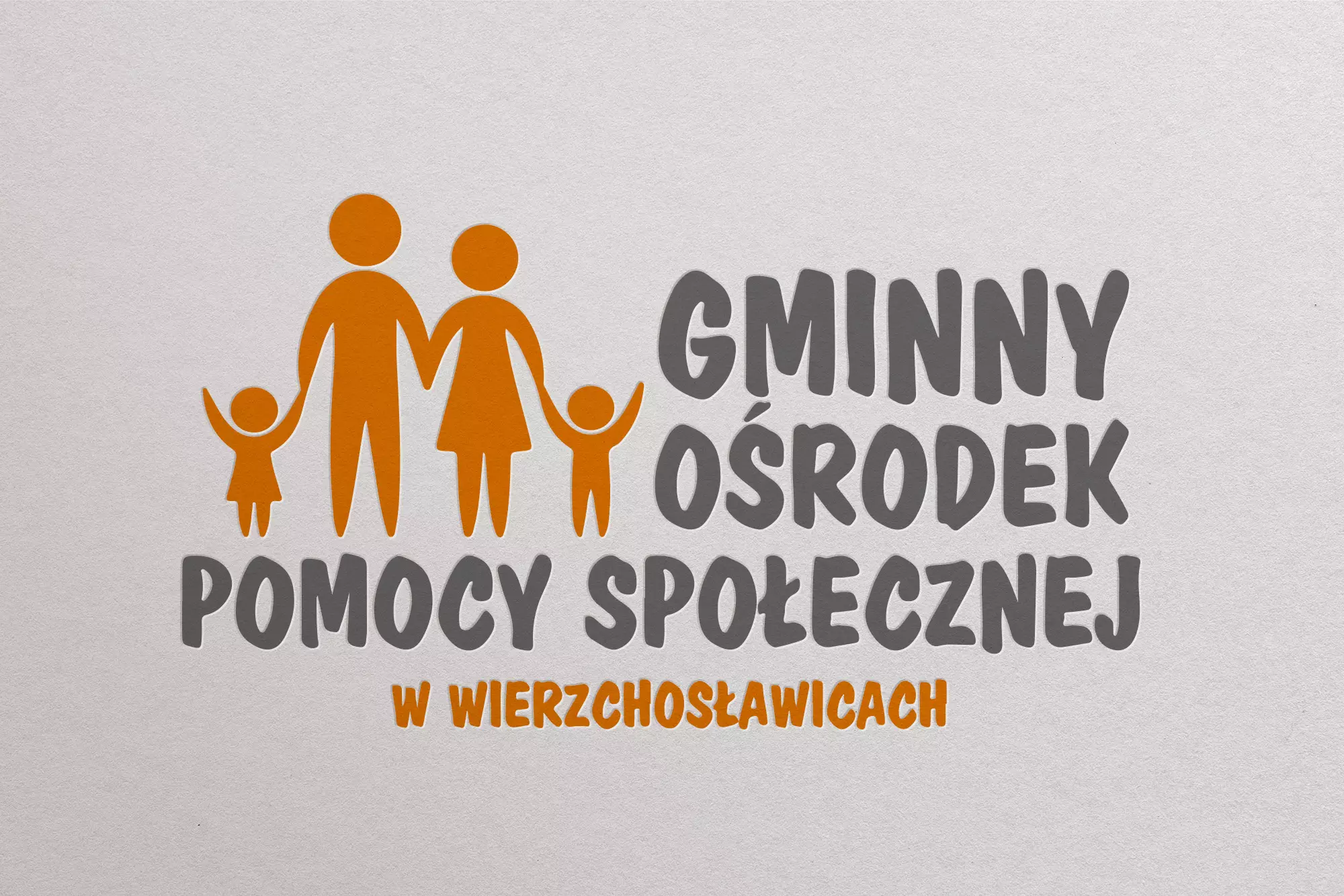 Gminny Ośrodek Pomocy Społecznej w WIerzchosalwicach - wizualizacja loga