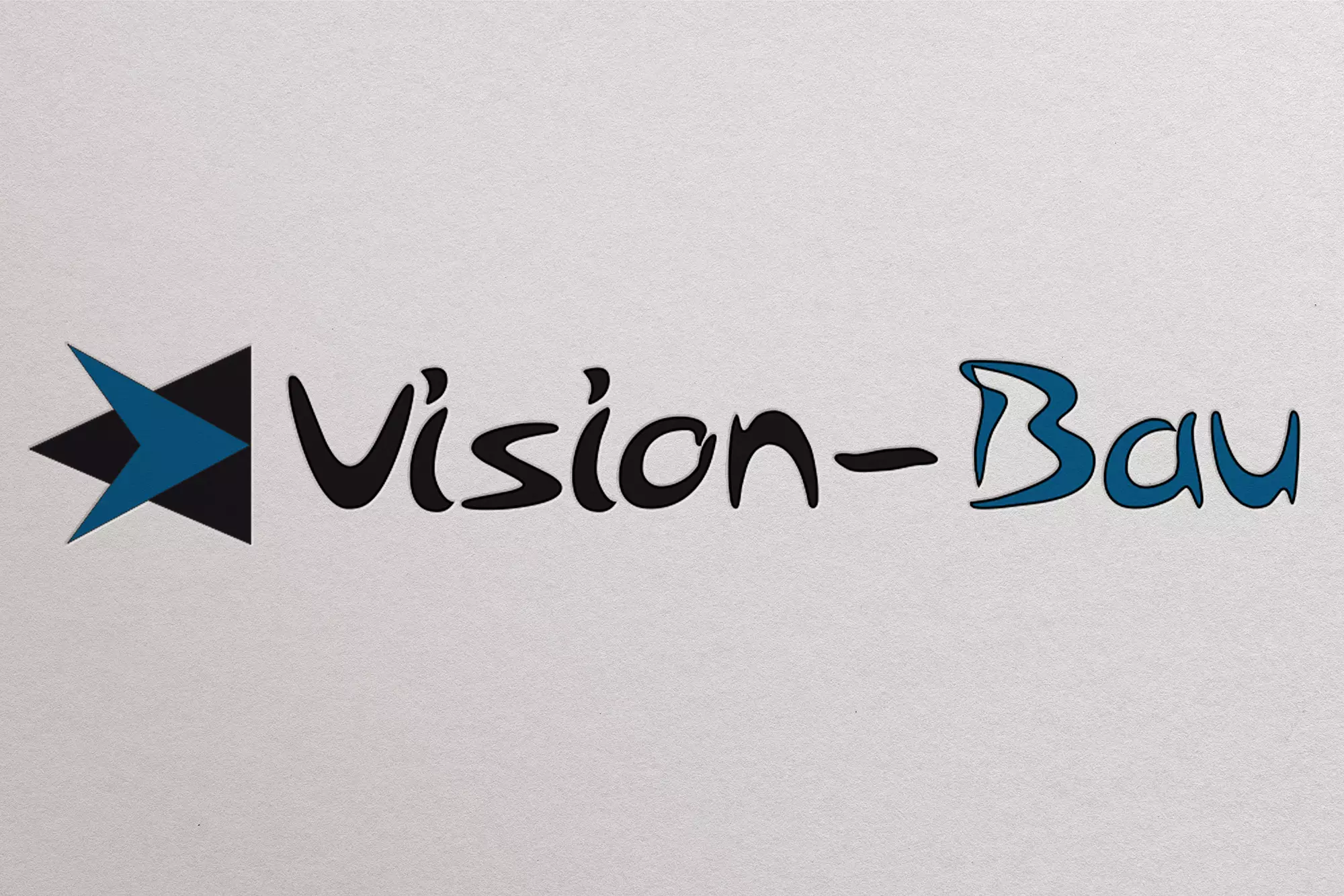 Vision - Bau - wizualizacja loga
